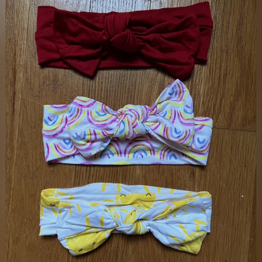 3 Little Sleepies Bow Headbands
